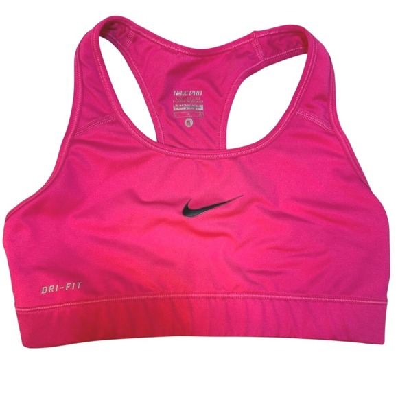 Hot Pink Nike Sports Bra, Small - Picture 1 of 5